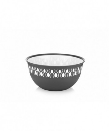 Grey plastic bowl 16 x 7.5...