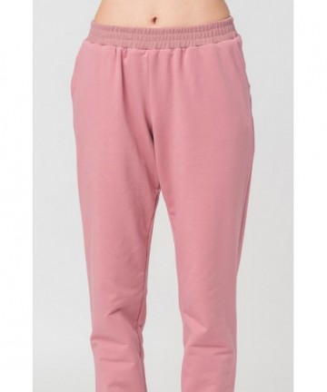Pantalon dama coton pink-l