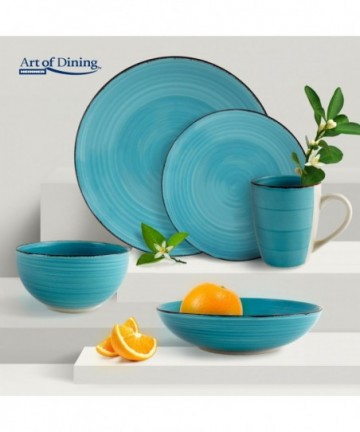 Gala blue ceramic desert...
