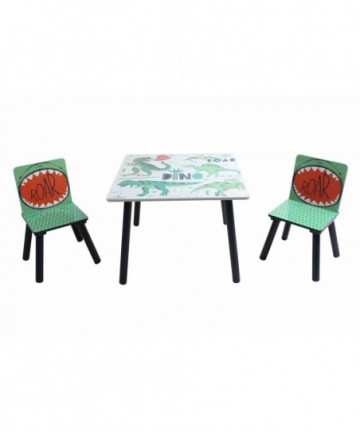 Set 2 scaune + birou Dinozauri